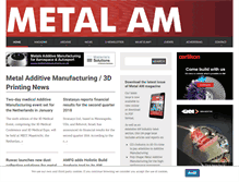 Tablet Screenshot of metal-am.com